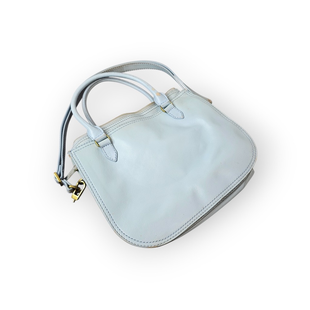 Fossil Skylar Leather Satchel - Light Blue - Picture 4 of 6